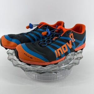 Inov 8 X Talon 200 Trail Running Shoes Men's Size 11.5 US M Blk Orange Blue EUC